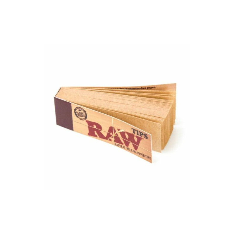 Raw Natural Rolling Paper Tips