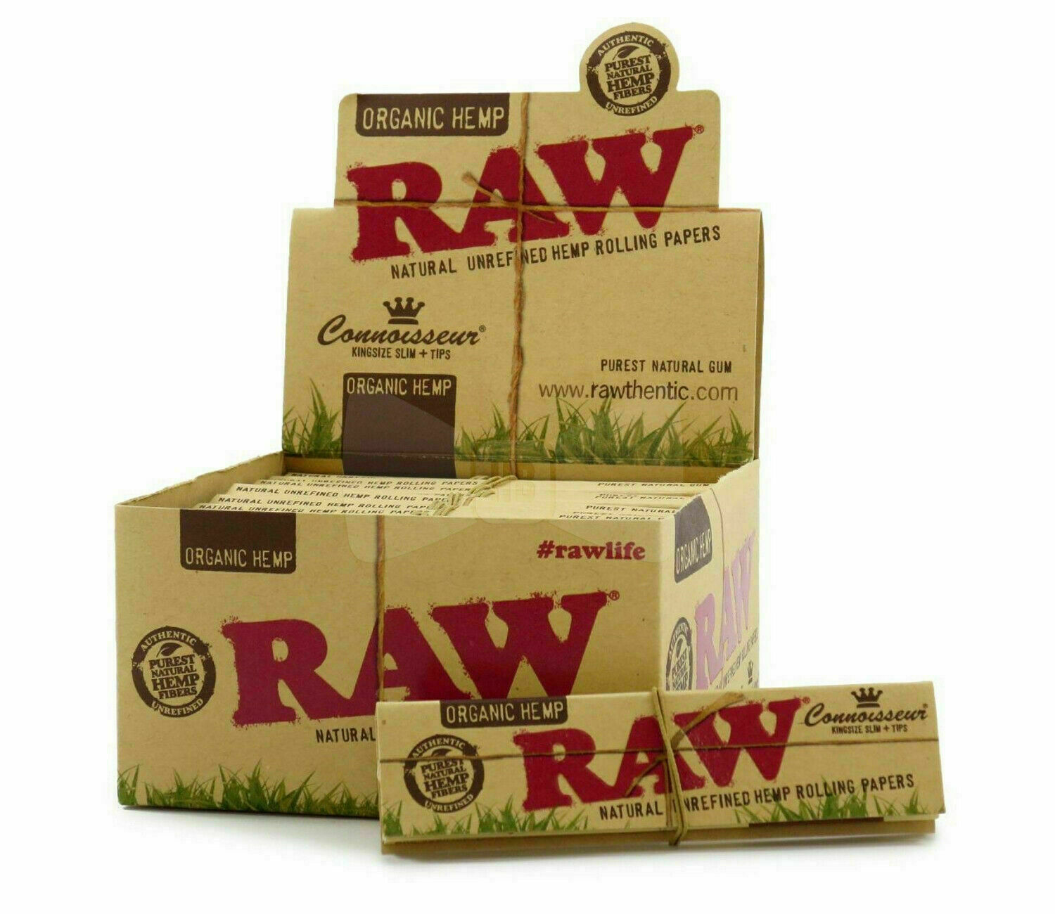 RAW Cone Tips - Natural Unrefined Cone Tips - Original - 24 Pack, Rolling  Papers