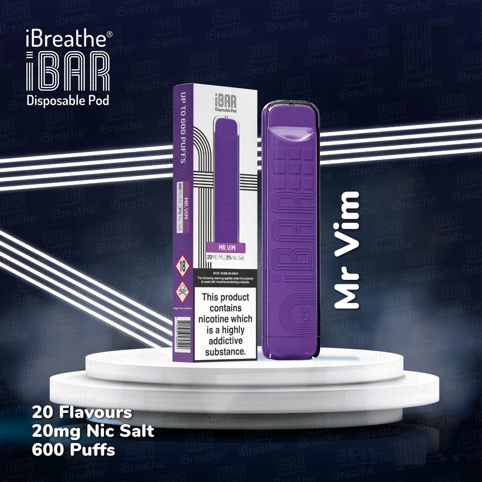 i breathe Disposable Stick Pod 600 Puffs ONLY 5.99 Free