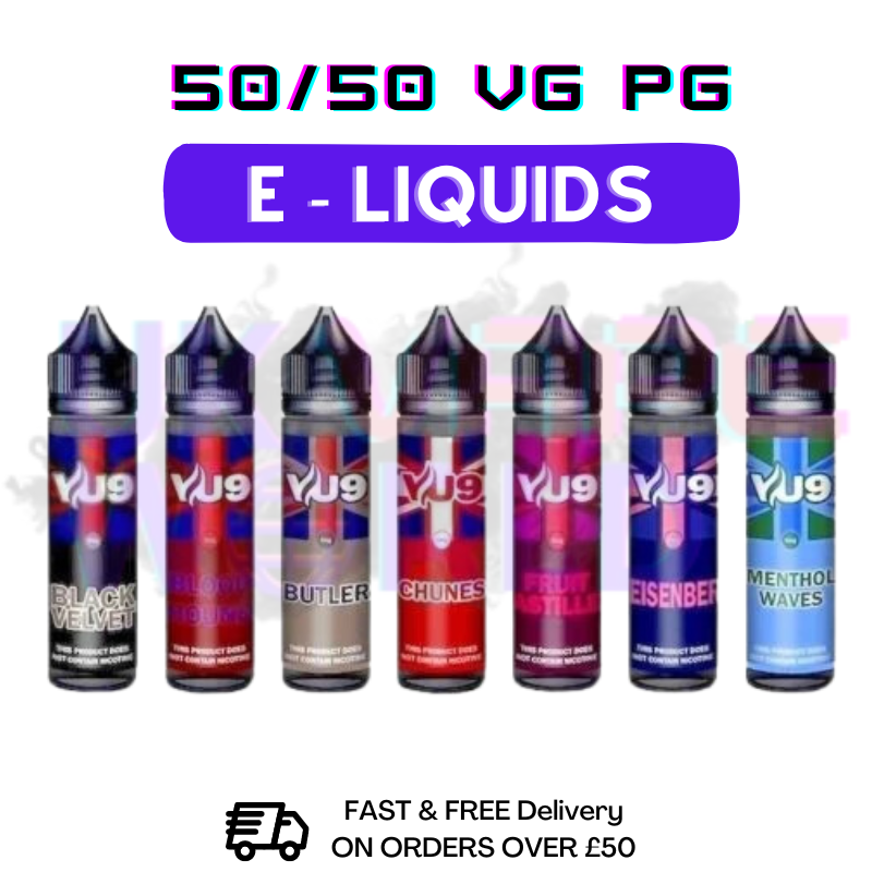 50/50 VG PG E Liquid | 80ML Shortfills | Nicotine Salt | NEW E Juice