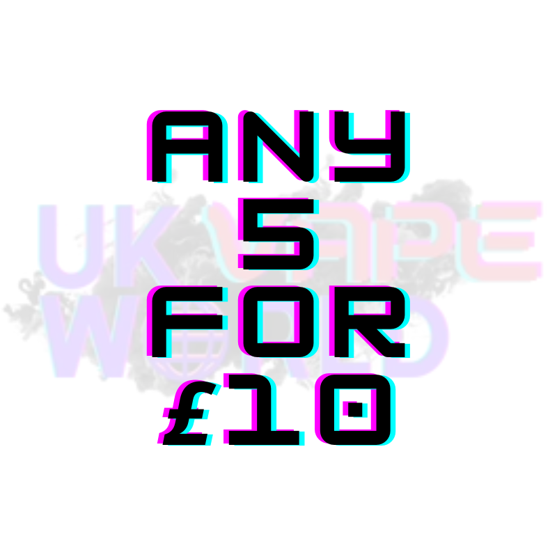 Any 5 for 10 Vapes Cheap - UK Vape World