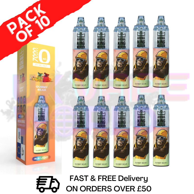 Aroma King Tornado Disposable Vapes 7000Puff Main Collection Image - UK Vape World