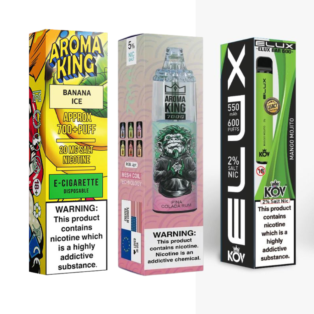 3 Disposable Vape Bars FOR £12