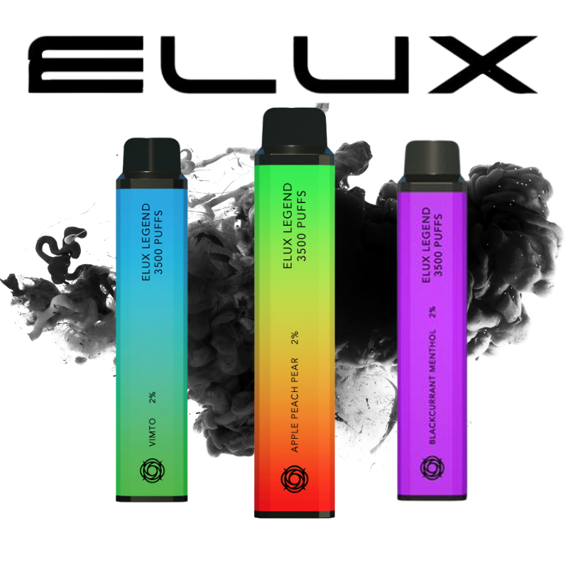 Elux Legend disposable pen device offers a smooth scrumptious flavours 1500mAh and 3500 puffs of vaping - AT UK Vape World