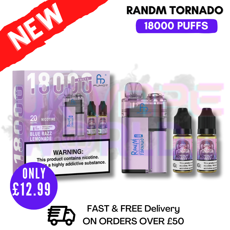 Shop RandM Tornado 18K 18000 PUFF | £12.99 | Coming Soon - UK Vape World