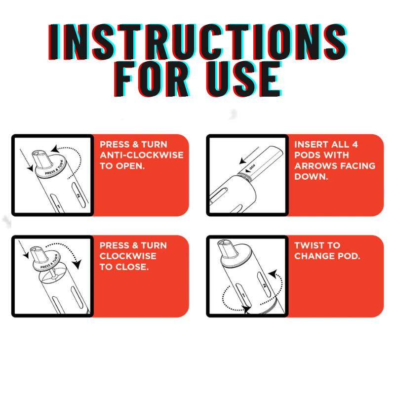 Instructions for use - IVG Air 4 in 1 Pod kit