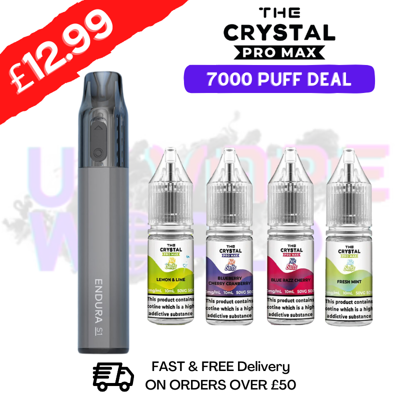 Crystal Pro Max 7000 Puff ULTRA X INNOKIN S1 DISPOSABLE BAR - UK Vape World