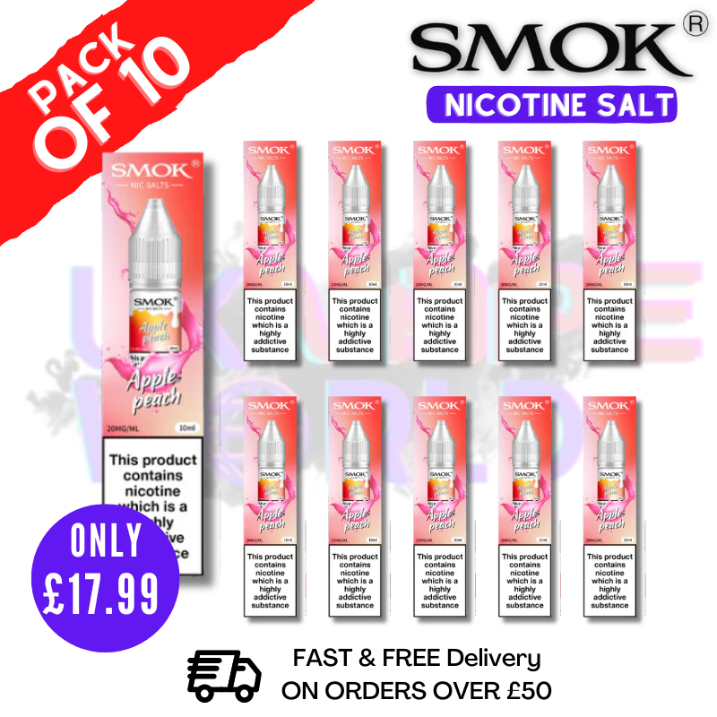 Shop Watermelon Ice Smok Nic Salt E Liquid BOX OF 10 - UK Vape World