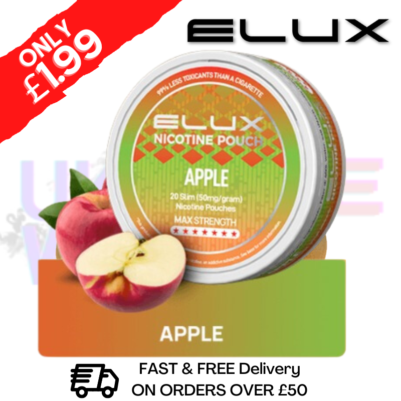 Shop Apple Elux Legend Nicotine Pouches - ONLY £1.99 - UK Vape World