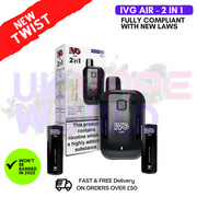 Buy Online IVG Air 2 in 1 Black Edition Prefilled Pod Kit 