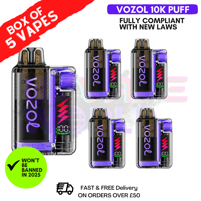 Blackberry ICE Vozol 10000 10K Puff Box Of 5