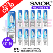 Shop Blue Razz Lemonade Smok Nic Salt E Liquid BOX OF 10 - UK Vape World