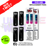 Shop IVG AIR Pods Blue Sour Raspberry Pack Of 4 - UK Vape World