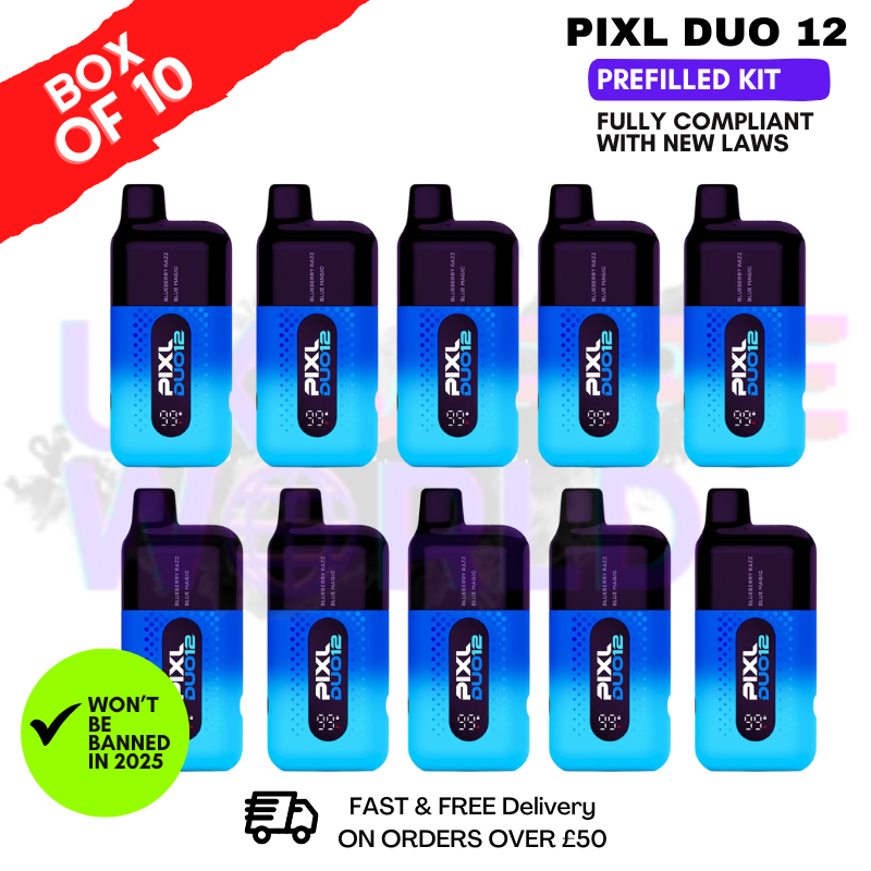 Blue Edition Pixl Duo 12 Pod Kit Box Of 10 - ONLY £71.99