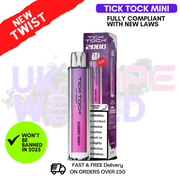 Blueberry Cherry Tick Tock Mini 2000 Puff Kit