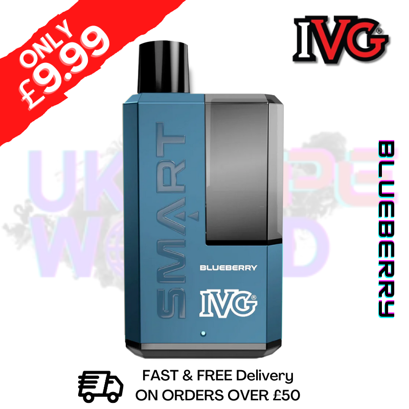 Shop Blueberry IVG 5500 Smart Disposable Kit - ONLY £9.99 - UK Vape World