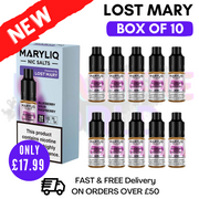 Shop Blueberry Sour Raspberry MaryLiq Nic Salt BOX OF 10 - UK Vape World