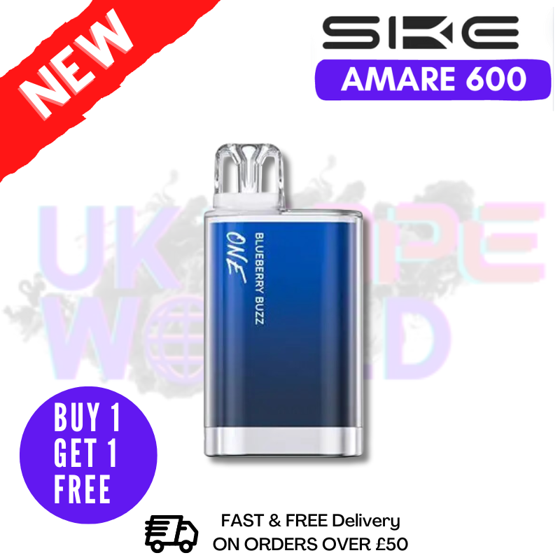 Shop SKE Amare Crystal One Blueberry Buzz Disposable - UK Vape World