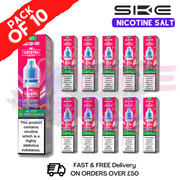 Shop Blueberry Raspberries Crystal SKE Nic Salt Box / Pack Of 10 - UK Vape World