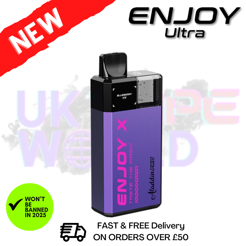 Blueberry ICE Enjoy X Ultra 10K Prefilled Pod Kit - ONLY £8.50