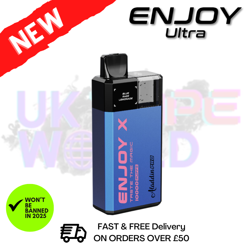 Blue Razz Lemonade Enjoy X Ultra 10K Prefilled Pod Kit - ONLY £8.50