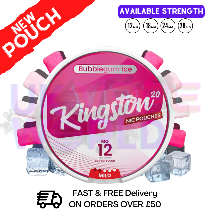 Bubblegum ICE Kingston Nicotine Pouches