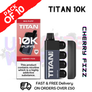 Shop Cherry Fizz - Titan 10K Disposable Vape Kit Box Pack Of 10 - UK Vape World