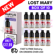 Shop Cherry Ice MaryLiq Nic Salt BOX OF 10 - UK Vape World