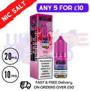 Shop Cherry Sours - Firerose 5000 Nic Salt E-Liquids - UK Vape World