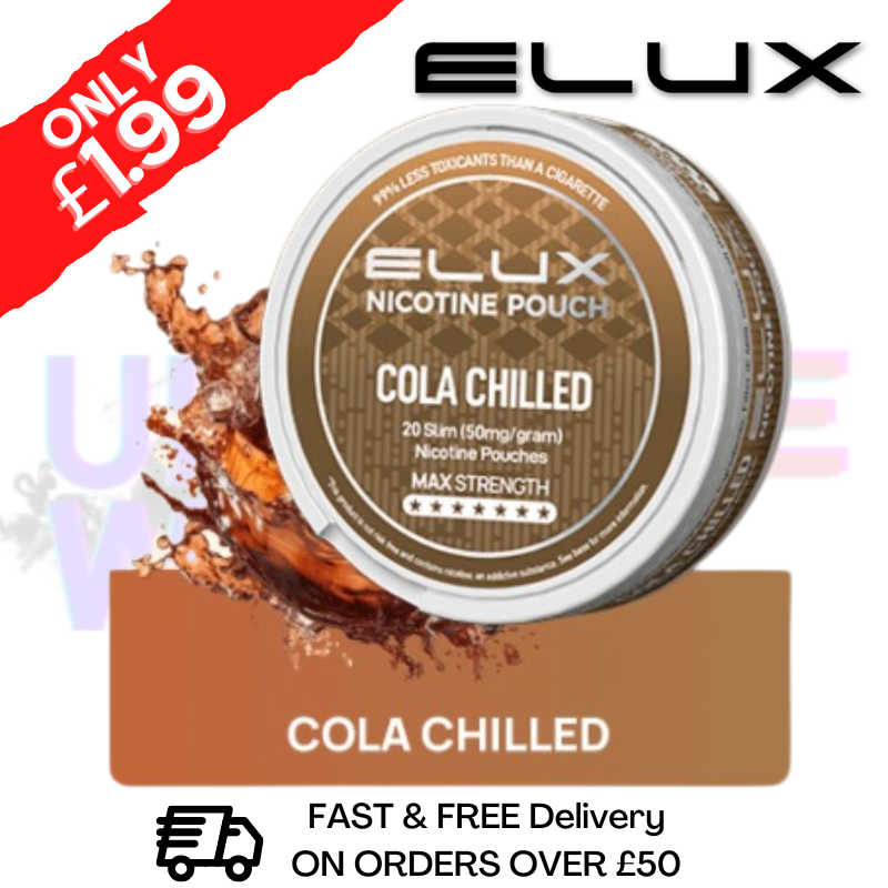 Shop Cola Chilled Elux Legend Nicotine Pouches - ONLY £1.99 - UK Vape World