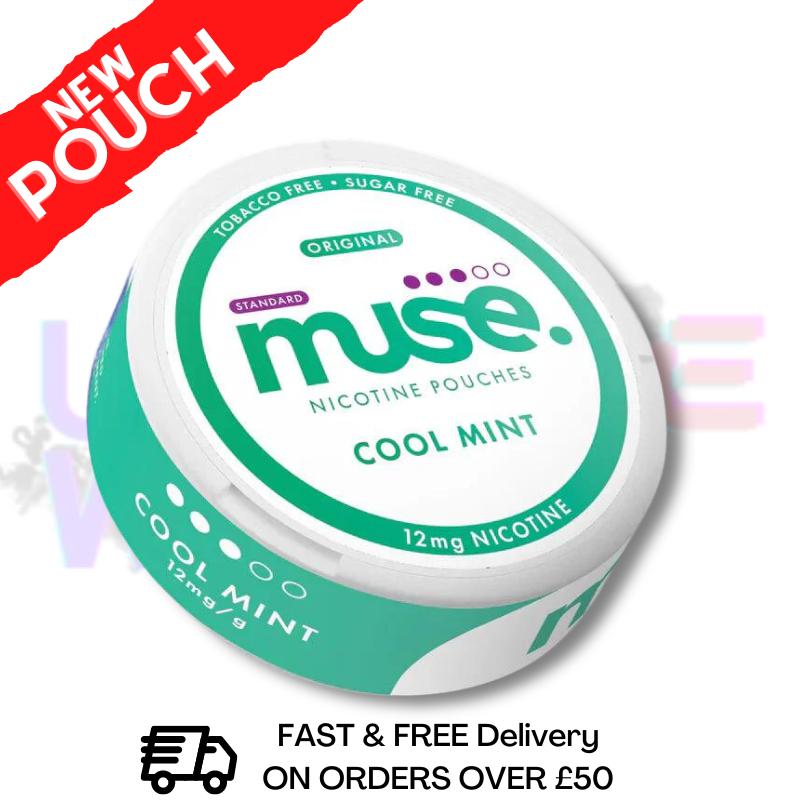 Shop Cool Mint Muse Nicotine Pouches - UK Vape World 