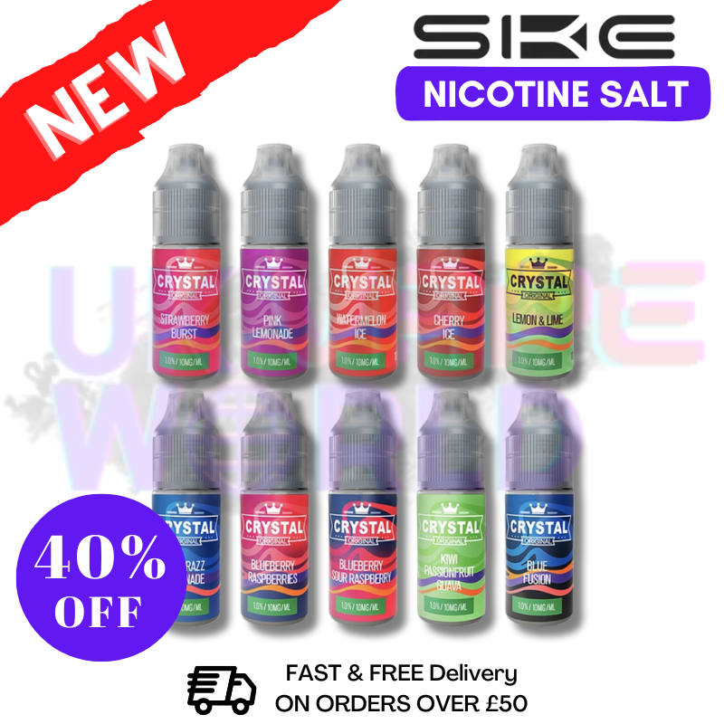 Shop Crystal Nic Salt SKE Bar E-Juice 10ML - UK Vape World