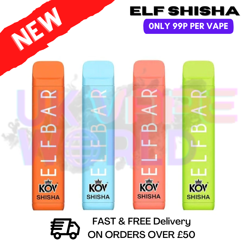 Elf Shisha 600 Disposable Vape Bar