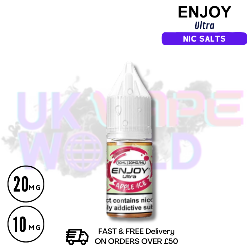 Apple ICE Enjoy Ultra 9000 9K Nic Salt 10ML eLiquid