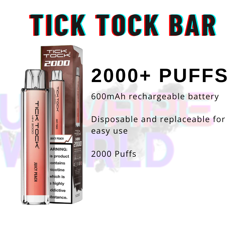 Features of juicy peach tick tock