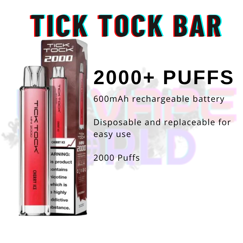 Features of cherry ice tick tock