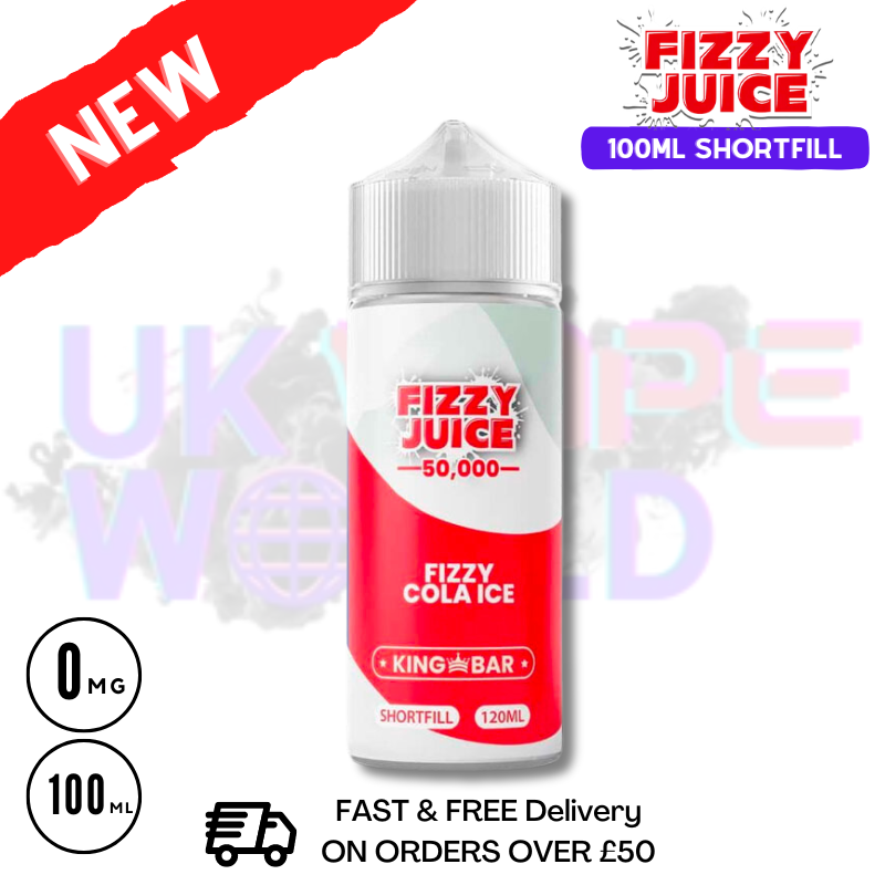 Shop Fizzy Cola Ice Fizzy Juice 100ml E-Liquid - UK Vape World