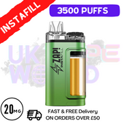 Shop Zap Instafill Bar 3500 Puff Fresh Mint - UK Vape World