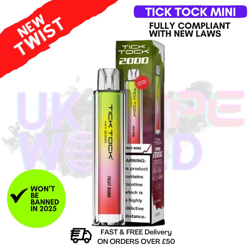 Fruit Bomb Tick Tock Mini 2000 Puff Kit