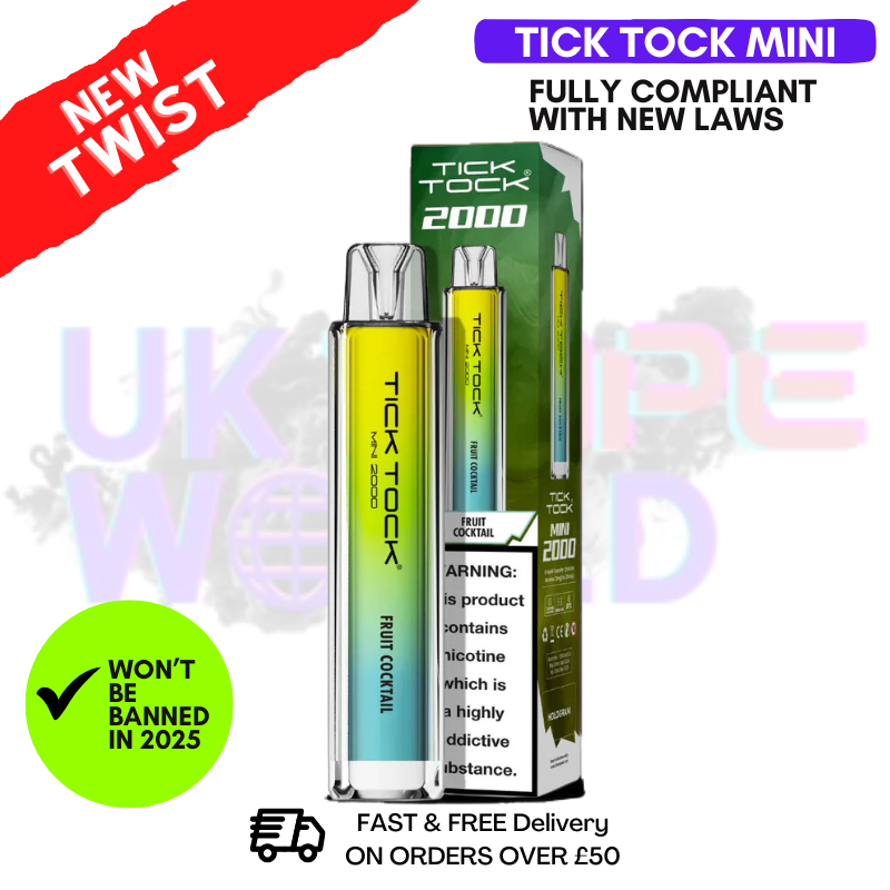 Fruit Cocktail Tick Tock Mini 2000 Puff Kit