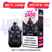 Berry Edition Multi Buy Offers UK Vape World - GHOST BAR 2400 Pro Kit