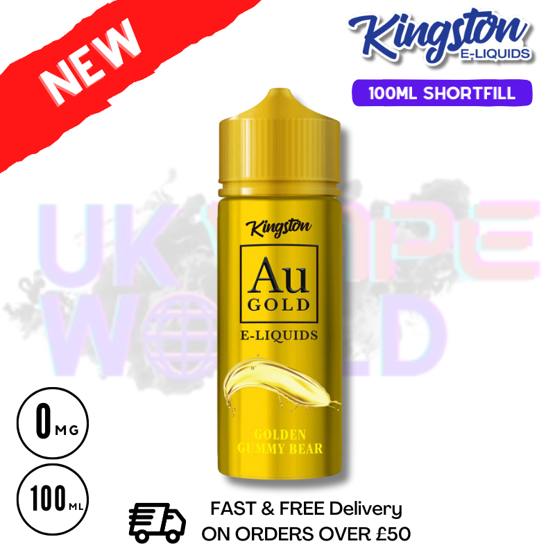 Golden Gummy Bear AU Gold Kingston 100ML Eliquid - £9.99