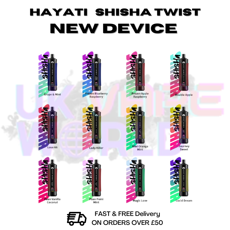 Hayati Pro Ultra 15000 Puff 15K Bar Twist Disposable Kit