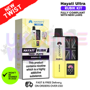 Shop Banana ICE Hayati Rubik 7000 Puff 7K Bar - UK Vape World