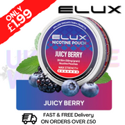 Shop Juicy Berry Elux Legend Nicotine Pouches - ONLY £1.99 - UK Vape World