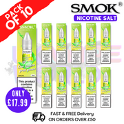 Kiwi Passionfruit Guava Smok Nic Salt E Liquid BOX OF 10 - UK Vape World