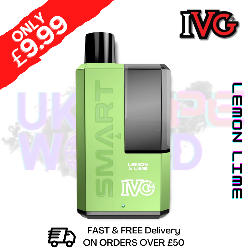 Shop Lemon Lime IVG 5500 Smart Disposable Kit - ONLY £9.99 - UK Vape World