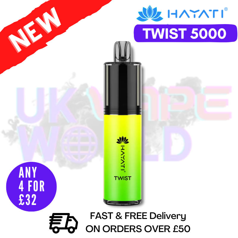 Lemon Lime Hayati Twist 5000 Puff 5K Disposable Kit