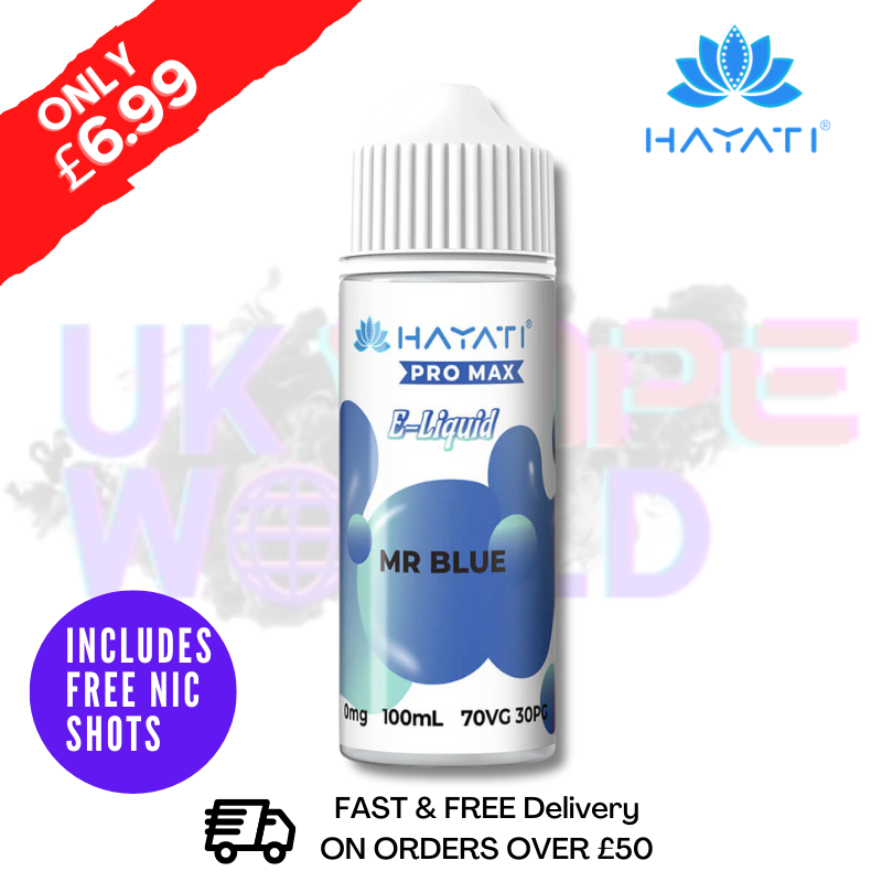 MR Blue Hayati Pro Max Shortfill Juice 100ML Eliquid