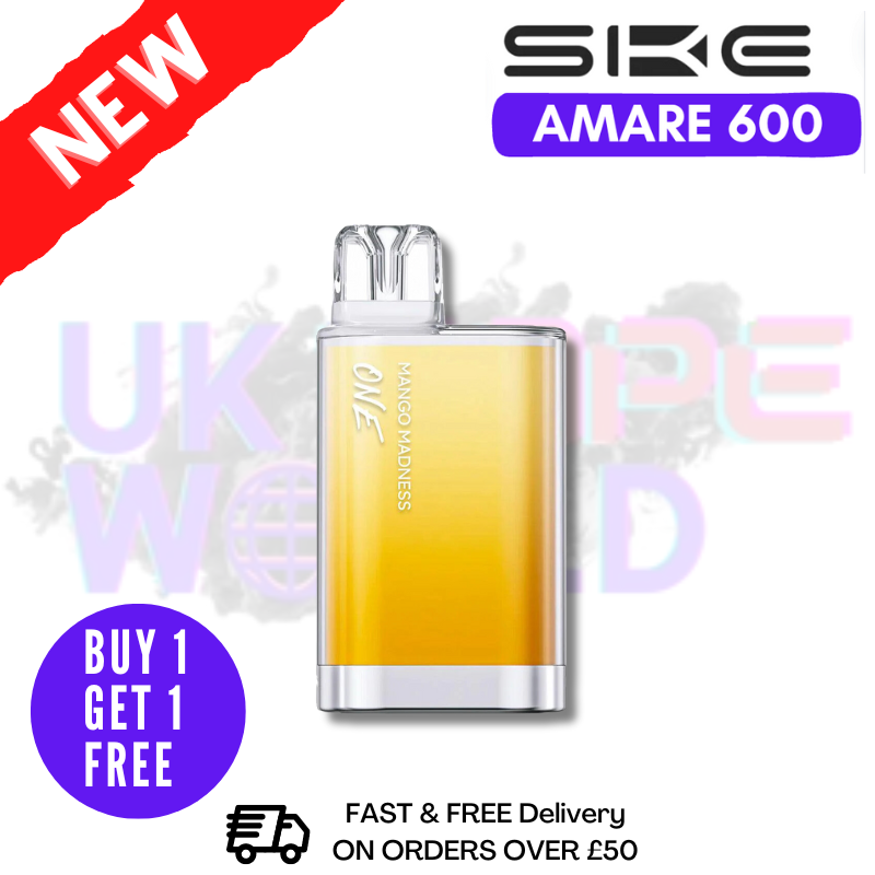 Shop SKE Amare Crystal One Mango Maddness Disposable - UK Vape World